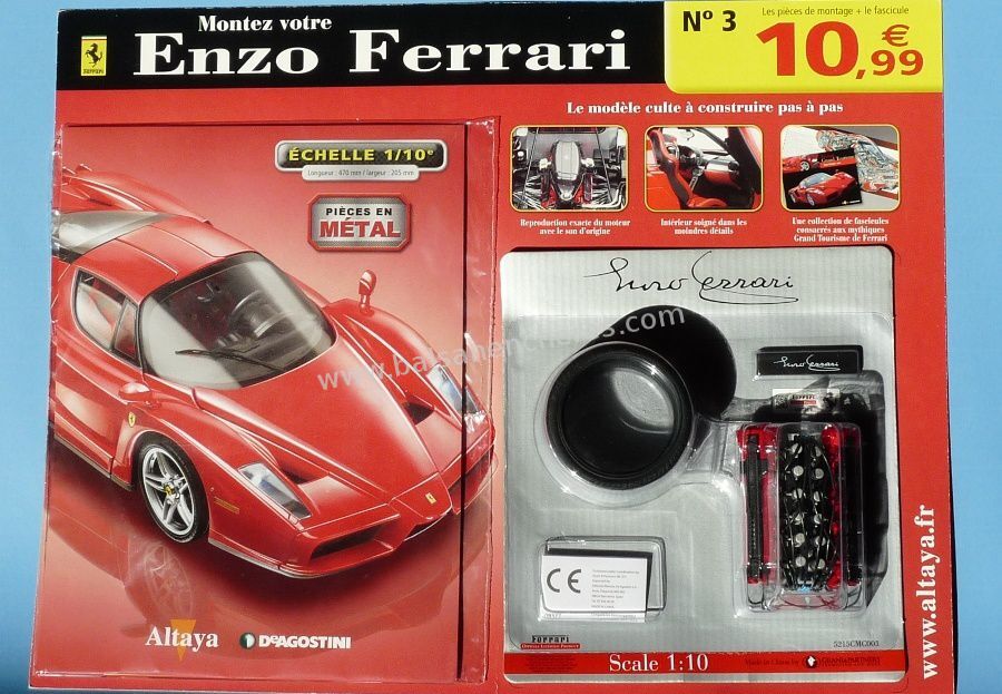 →Altaya Ferrari Enzo au 1/10 ème - Le montage